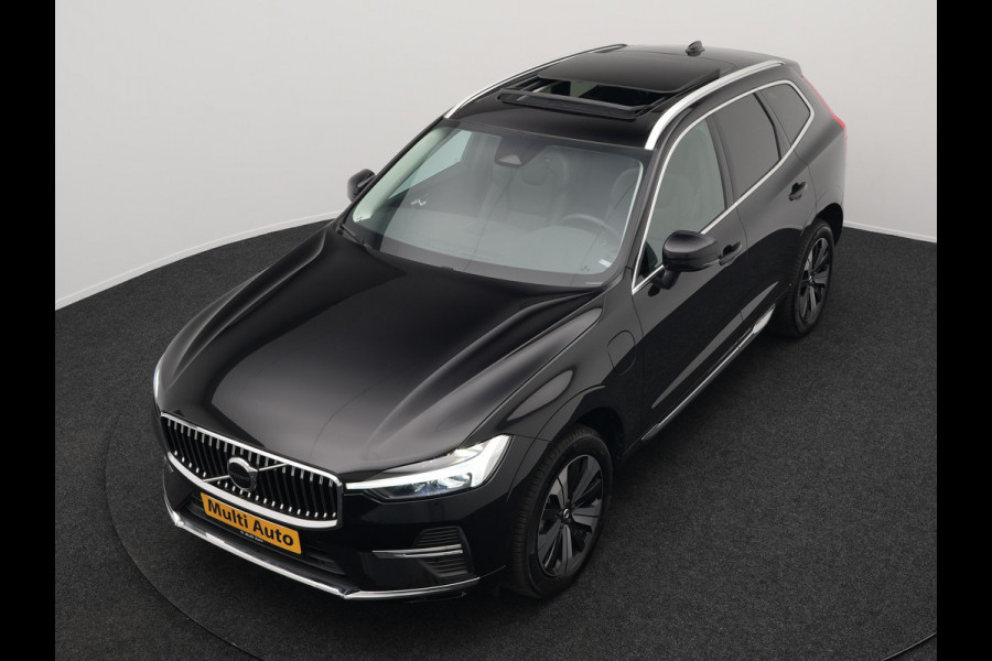 Volvo XC60 2.0 T6 AWD Plus Bright Long Range Plug in Hybrid 350pk Dealer O.H PHEV | Panodak | Adaptive Cruise | Lederen Sportstoelen Memory & Verwarmd | Google Assistent & Maps | Camera | Harman Kardon | Apple Carplay | Pilot Assist | Navigatie | DAB |