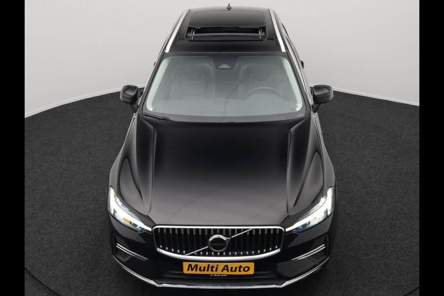 Volvo XC60 2.0 T6 AWD Plus Bright Long Range Plug in Hybrid 350pk Dealer O.H PHEV | Panodak | Adaptive Cruise | Lederen Sportstoelen Memory & Verwarmd | Google Assistent & Maps | Camera | Harman Kardon | Apple Carplay | Pilot Assist | Navigatie | DAB |