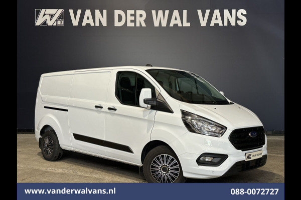 Ford Transit Custom 2.0 TDCI 130pk L2H1 Euro6 Airco | Android Auto | Stoelverwarming | Cruisecontrol | Parkeersensoren 2800kg trekvermogen, verwarmde voorruit, bijrijdersbank, LED