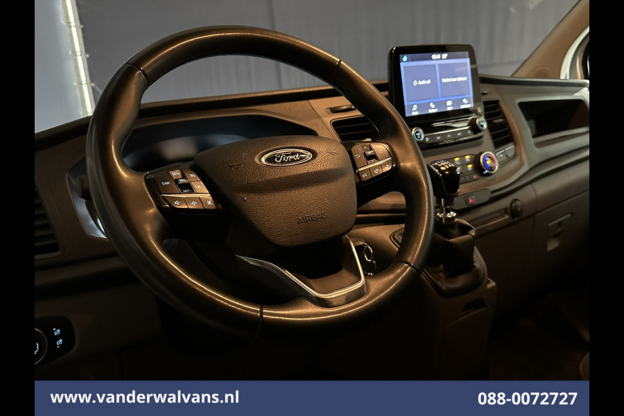 Ford Transit Custom 2.0 TDCI 130pk L2H1 Euro6 Airco | Android Auto | Stoelverwarming | Cruisecontrol | Parkeersensoren 2800kg trekvermogen, verwarmde voorruit, bijrijdersbank, LED