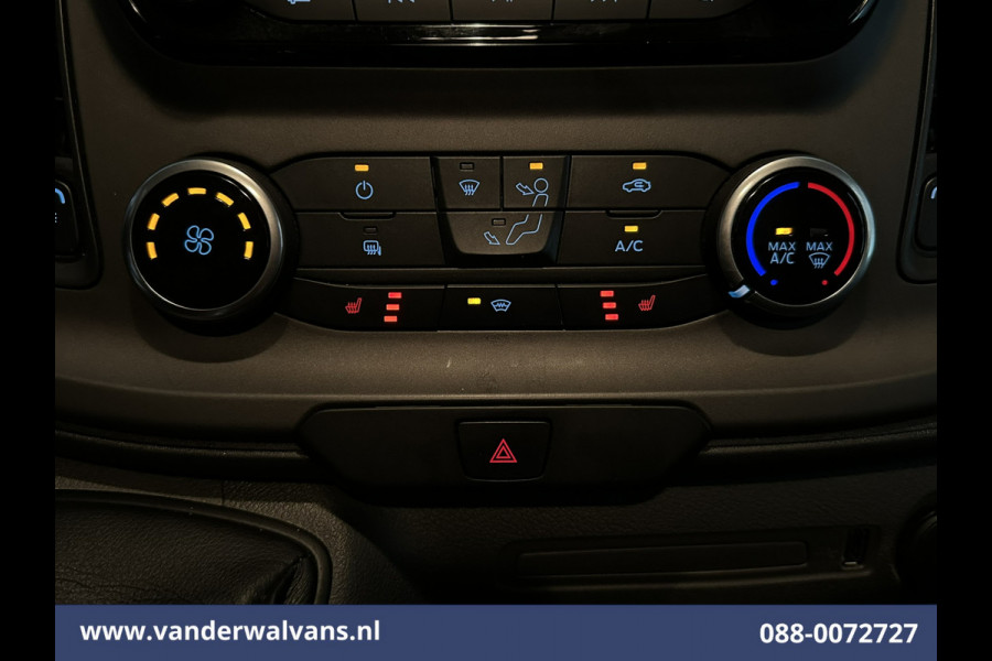 Ford Transit Custom 2.0 TDCI 130pk L2H1 Euro6 Airco | Android Auto | Stoelverwarming | Cruisecontrol | Parkeersensoren 2800kg trekvermogen, verwarmde voorruit, bijrijdersbank, LED