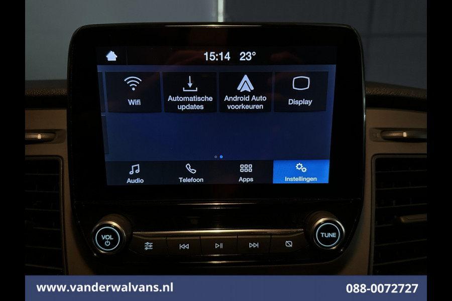 Ford Transit Custom 2.0 TDCI 130pk L2H1 Euro6 Airco | Android Auto | Stoelverwarming | Cruisecontrol | Parkeersensoren 2800kg trekvermogen, verwarmde voorruit, bijrijdersbank, LED