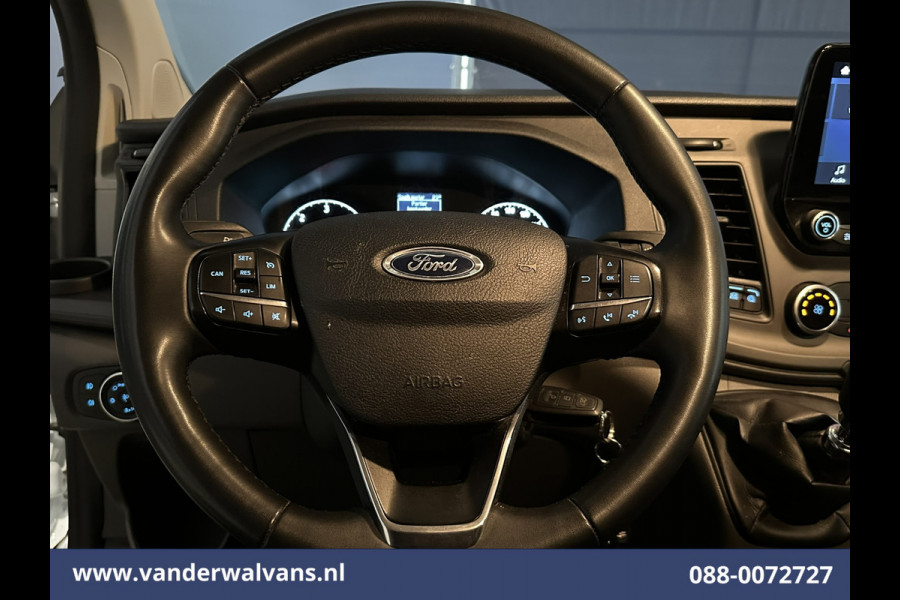 Ford Transit Custom 2.0 TDCI 130pk L2H1 Euro6 Airco | Android Auto | Stoelverwarming | Cruisecontrol | Parkeersensoren 2800kg trekvermogen, verwarmde voorruit, bijrijdersbank, LED