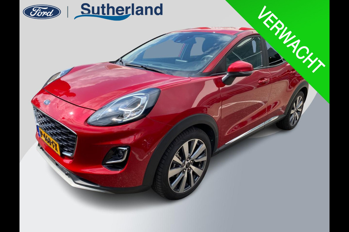 Ford Puma 1.0 EcoBoost Hybrid Titanium X | Adaptive cruise control | Winter Pack | Bang&Olufsen | Dodehoeksensoren | Camera | Elektrische achterklep