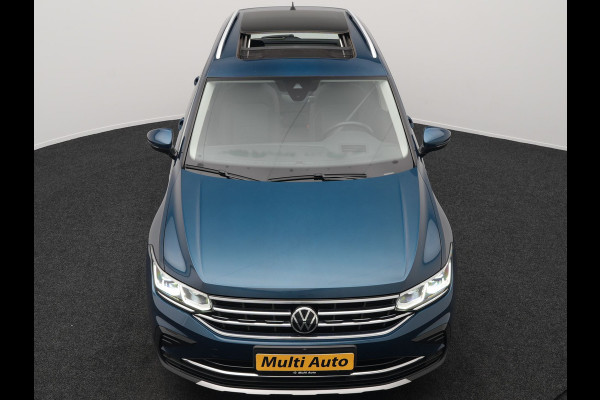 Volkswagen Tiguan 1.4 TSI eHybrid Elegance Plug in Hybrid 245pk Dealer O.H PHEV | Trekhaak Af Fabriek | Panodak | Adaptive Cruise | IQ Light | 360 Camera | Alcantara Sportstoelen Verwarmd | Keyless | Navigatie| Apple Carplay | Blis | Virtual | DAB |
