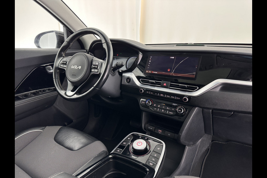 Kia e-Niro DynamicPlusLine 64 kWh { SOH-100% } (INCL-BTW) Aut.*PANO | LEATHER-FABRIC | FULL-LED | NAVI-FULLMAP | DAB+ | ADAPT.CRUISE | CAMERA | HEATED-COMFORTSEATS | KEYLESS | DIGI-COCKPIT | SHIFT-PADDLES | CARPLAY | LANE-ASSIST | 17"ALU*