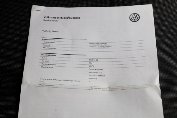 Volkswagen Transporter 2.0 TSI 150pk Benzine L2H3 Trendline Airco/Camera/Camper? BPM-VRIJ 03-2019