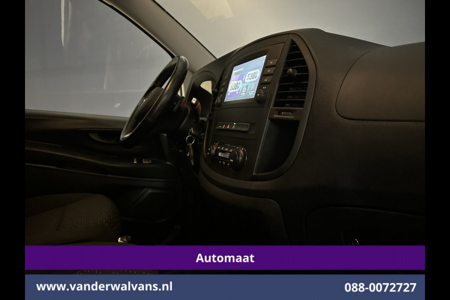 Mercedes-Benz Vito 116 CDI 164pk 9G-Tronic Automaat L2H1 Euro6 Airco | Camera | Apple Carplay | Android Auto Cruisecontrol, 2500kg Trekhaak, Parkeersensoren, Bijrijdersbank