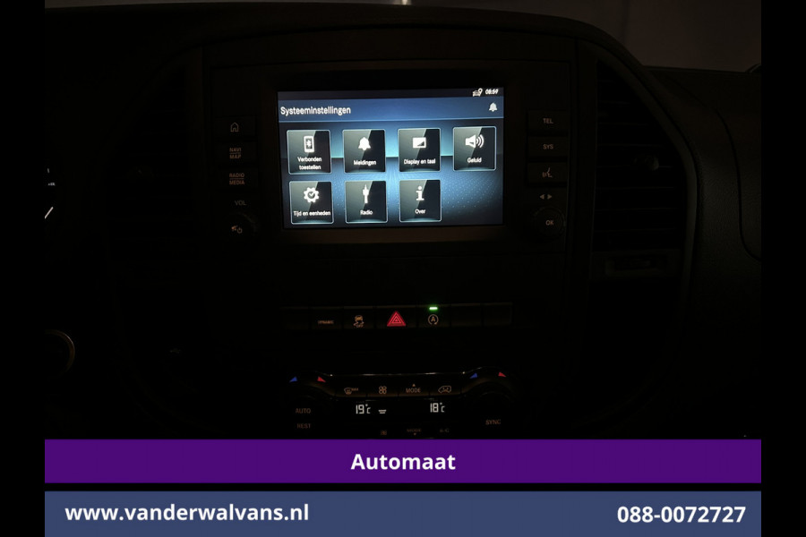 Mercedes-Benz Vito 116 CDI 164pk 9G-Tronic Automaat L2H1 Euro6 Airco | Camera | Apple Carplay | Android Auto Cruisecontrol, 2500kg Trekhaak, Parkeersensoren, Bijrijdersbank