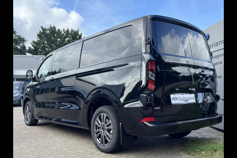 Ford Transit Custom 320 2.5 PHEV L2H1 Limited DC | 233pk | Dubbele Cabine | Dubbele zijschuifdeur | 12-weg verstel- en verwarmbare AGR Stoelen | Inklapbare trekhaak | 17 inch lichtmetalen velgen | Driver Assistance Pack Premium  | Verwarmbaar stuurwiel | Bekleding zijwand en achterdeuren (volledig) | PRIJS EX. BTW INCL. BPM