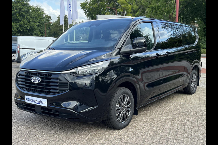 Ford Transit Custom 320 2.5 PHEV L2H1 Limited DC | 233pk | Dubbele Cabine | Dubbele zijschuifdeur | 12-weg verstel- en verwarmbare AGR Stoelen | Inklapbare trekhaak | 17 inch lichtmetalen velgen | Driver Assistance Pack Premium  | Verwarmbaar stuurwiel | Bekleding zijwand en achterdeuren (volledig) | PRIJS EX. BTW INCL. BPM