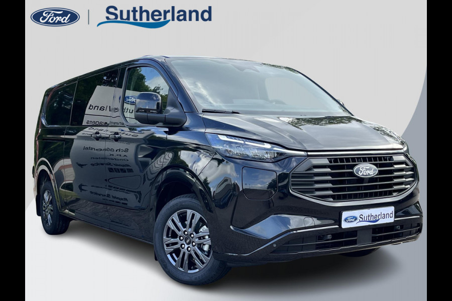Ford Transit Custom 320 2.5 PHEV L2H1 Limited DC | 233pk | Dubbele Cabine | Dubbele zijschuifdeur | 12-weg verstel- en verwarmbare AGR Stoelen | Inklapbare trekhaak | 17 inch lichtmetalen velgen | Driver Assistance Pack Premium  | Verwarmbaar stuurwiel | Bekleding zijwand en achterdeuren (volledig) | PRIJS EX. BTW INCL. BPM