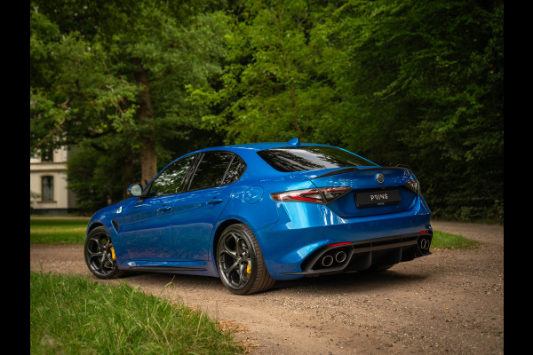Alfa Romeo Giulia 2.9 V6 Quadrifoglio | Adapt. cruise | Blu Misano | Prins onderhouden