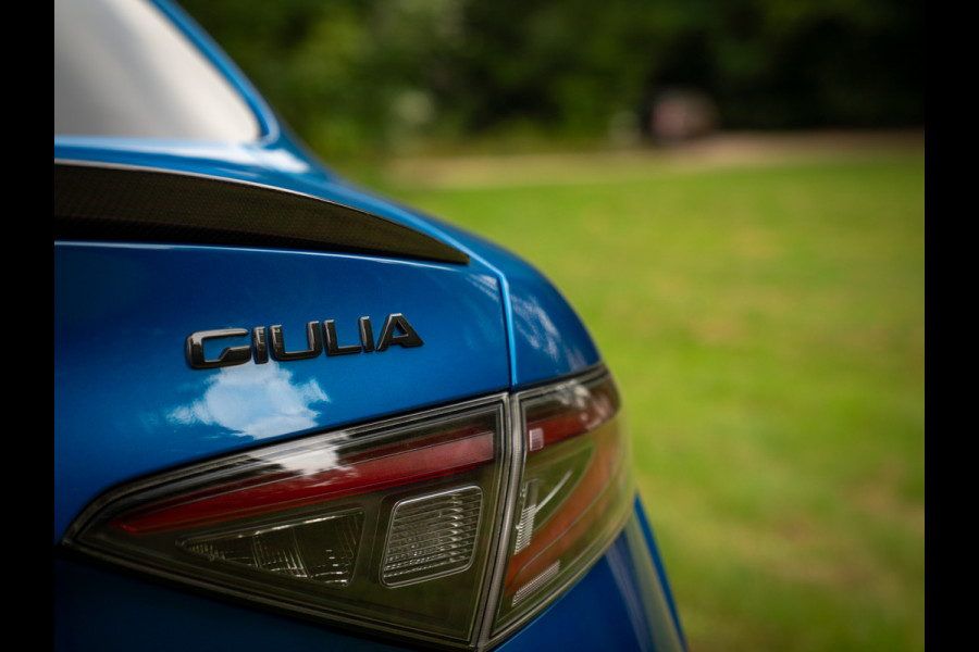 Alfa Romeo Giulia 2.9 V6 Quadrifoglio | Adapt. cruise | Blu Misano | Prins onderhouden