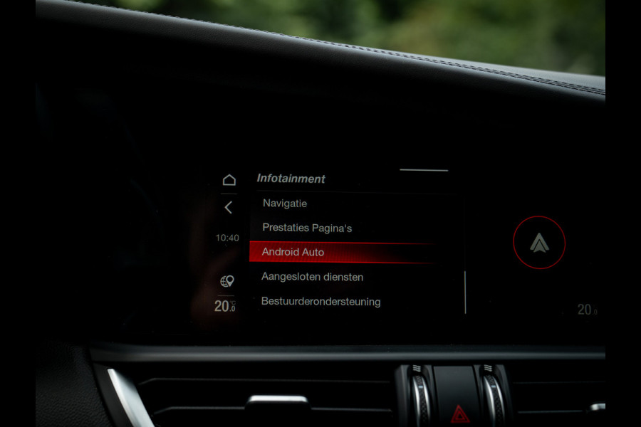 Alfa Romeo Giulia 2.9 V6 Quadrifoglio | Adapt. cruise | Blu Misano | Prins onderhouden