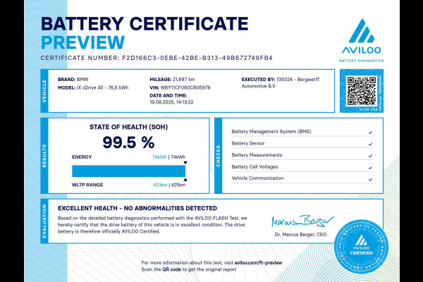 BMW iX xDrive40 - Sportpakket - Pano - Trekhaak - Soft Close - Driving Ass Prof - Lasers