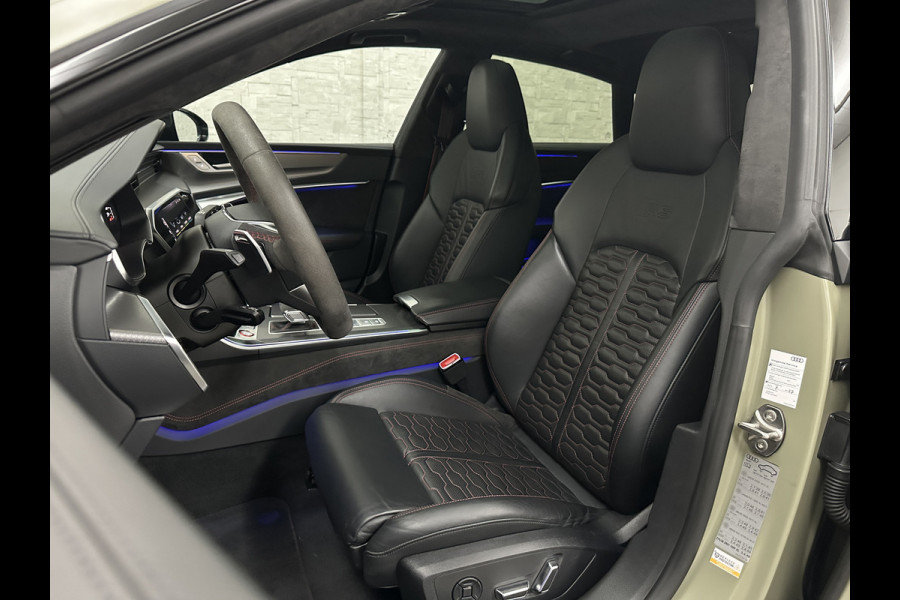 Audi RS7 Sportback A7 V8 Dynamic+ | Keramisch | 22" ABT | 4-Wielbesturing | Stoelvent. | Carbon Pack | Nachtzicht | Alcantara Hemel | B&O 3D High End | 360 Camera | Laser-LED | ACC | Valcona | Klasse-5 | Head-up | Soft-Close | Isolatieglas | Dealer OH | BTW Auto | €100.706,= ex.