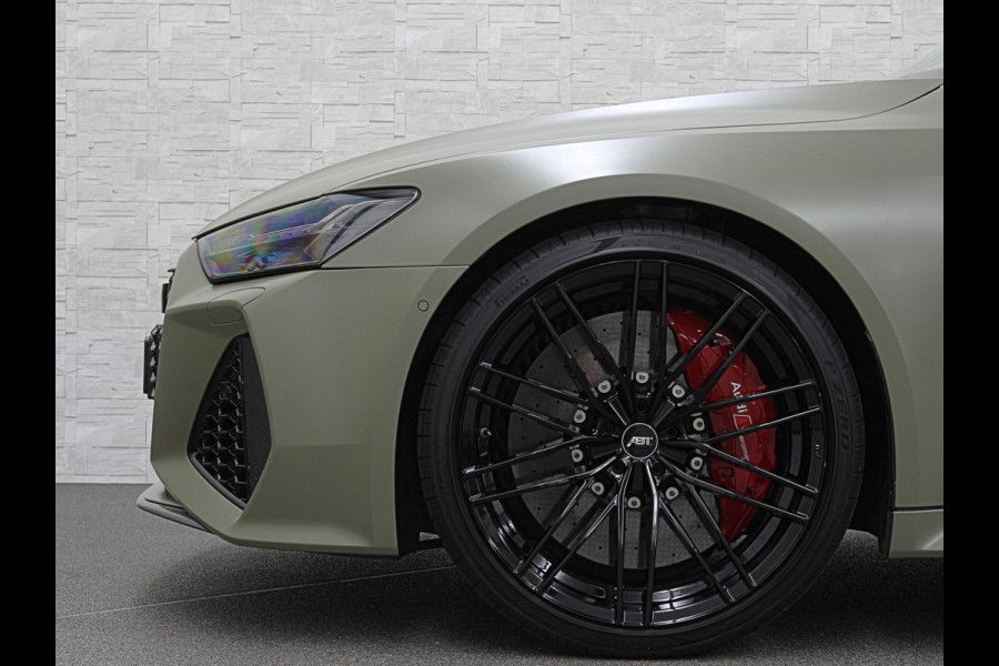 Audi RS7 Sportback A7 V8 Dynamic+ | Keramisch | 22" ABT | 4-Wielbesturing | Stoelvent. | Carbon Pack | Nachtzicht | Alcantara Hemel | B&O 3D High End | 360 Camera | Laser-LED | ACC | Valcona | Klasse-5 | Head-up | Soft-Close | Isolatieglas | Dealer OH | BTW Auto | €100.706,= ex.