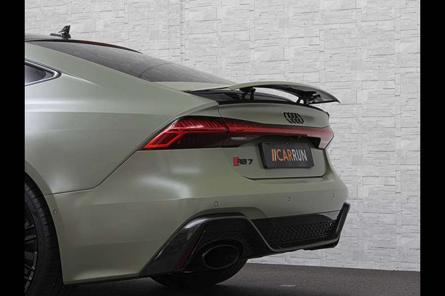 Audi RS7 Sportback A7 V8 Dynamic+ | Keramisch | 22" ABT | 4-Wielbesturing | Stoelvent. | Carbon Pack | Nachtzicht | Alcantara Hemel | B&O 3D High End | 360 Camera | Laser-LED | ACC | Valcona | Klasse-5 | Head-up | Soft-Close | Isolatieglas | Dealer OH | BTW Auto | €100.706,= ex.