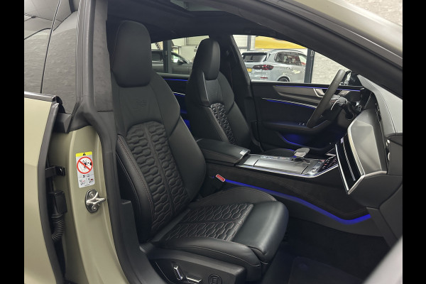 Audi RS7 Sportback A7 V8 Dynamic+ | Keramisch | 22" ABT | 4-Wielbesturing | Stoelvent. | Carbon Pack | Nachtzicht | Alcantara Hemel | B&O 3D High End | 360 Camera | Laser-LED | ACC | Valcona | Klasse-5 | Head-up | Soft-Close | Isolatieglas | Dealer OH | BTW Auto | €100.706,= ex.