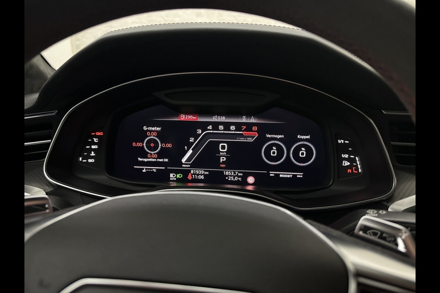 Audi RS7 Sportback A7 V8 Dynamic+ | Keramisch | 22" ABT | 4-Wielbesturing | Stoelvent. | Carbon Pack | Nachtzicht | Alcantara Hemel | B&O 3D High End | 360 Camera | Laser-LED | ACC | Valcona | Klasse-5 | Head-up | Soft-Close | Isolatieglas | Dealer OH | BTW Auto | €100.706,= ex.