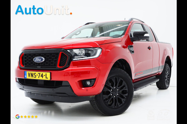 Ford Ranger 2.0 EcoBlue Wildtrak Supercab 4x4 | Trekhaak | Adaptive Cruise | Keyless | Camera | Treeplanken | Carplay