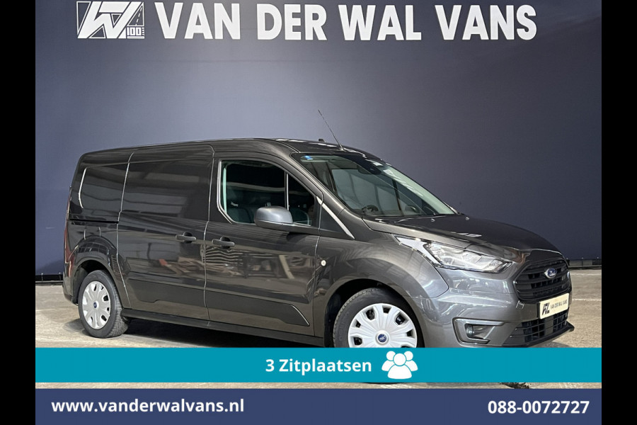 Ford Transit Connect 1.5 EcoBlue 101pk L2H1 Euro6 Airco | 3-Zits | Camera | Navigatie | Apple Carplay | Android Auto Verwarmde voorruit, Parkeersensoren, Bijrijdersbank