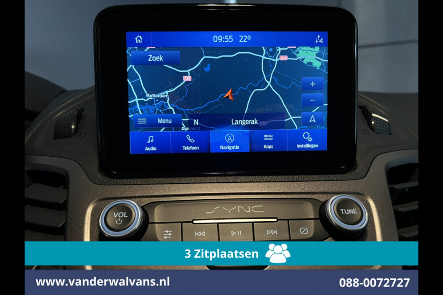 Ford Transit Connect 1.5 EcoBlue 101pk L2H1 Euro6 Airco | 3-Zits | Camera | Navigatie | Apple Carplay | Android Auto Verwarmde voorruit, Parkeersensoren, Bijrijdersbank