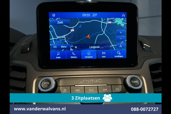 Ford Transit Connect 1.5 EcoBlue 101pk L2H1 Euro6 Airco | 3-Zits | Camera | Navigatie | Apple Carplay | Android Auto Verwarmde voorruit, Parkeersensoren, Bijrijdersbank