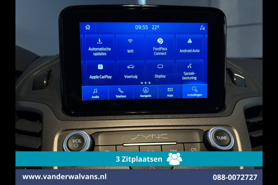 Ford Transit Connect 1.5 EcoBlue 101pk L2H1 Euro6 Airco | 3-Zits | Camera | Navigatie | Apple Carplay | Android Auto Verwarmde voorruit, Parkeersensoren, Bijrijdersbank
