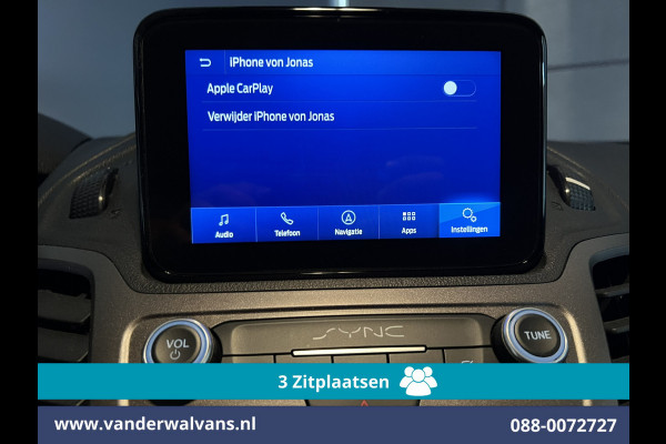 Ford Transit Connect 1.5 EcoBlue 101pk L2H1 Euro6 Airco | 3-Zits | Camera | Navigatie | Apple Carplay | Android Auto Verwarmde voorruit, Parkeersensoren, Bijrijdersbank