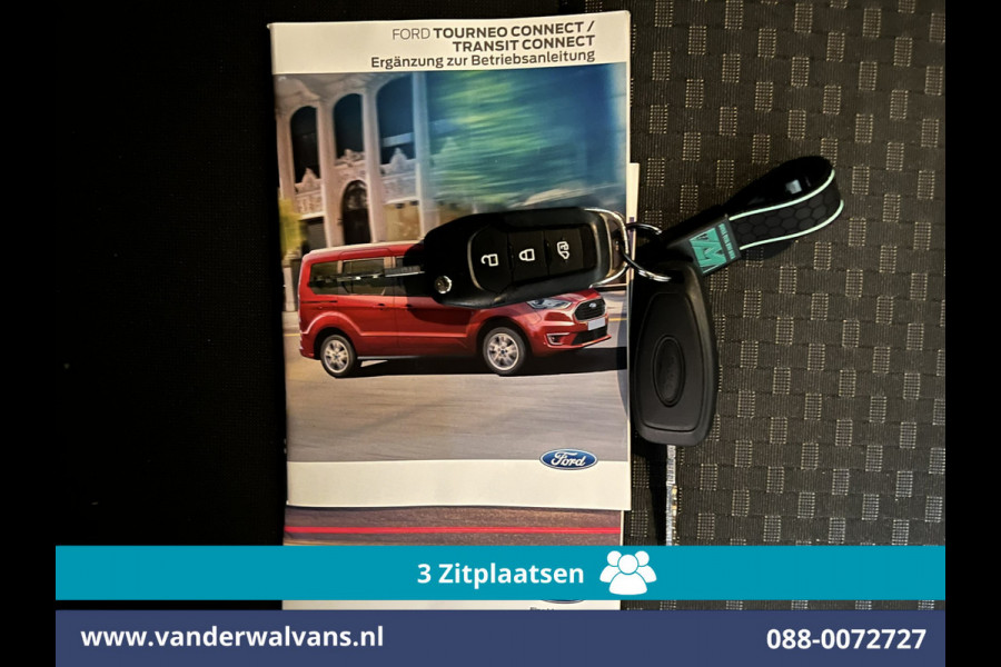 Ford Transit Connect 1.5 EcoBlue 101pk L2H1 Euro6 Airco | 3-Zits | Camera | Navigatie | Apple Carplay | Android Auto Verwarmde voorruit, Parkeersensoren, Bijrijdersbank