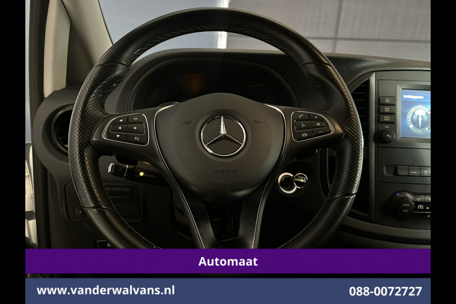 Mercedes-Benz Vito 116 CDI 164pk 9G-Tronic Automaat L3H1 Euro6 Airco | Camera | LED | Apple Carplay | 2500kg Trekhaak Android Auto, Cruisecontrol, Parkeersensoren, Bijrijdersbank