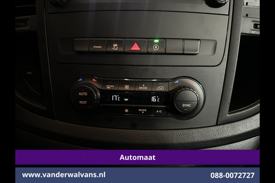 Mercedes-Benz Vito 116 CDI 164pk 9G-Tronic Automaat L3H1 Euro6 Airco | Camera | LED | Apple Carplay | 2500kg Trekhaak Android Auto, Cruisecontrol, Parkeersensoren, Bijrijdersbank