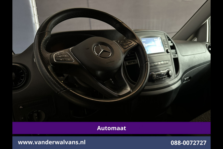 Mercedes-Benz Vito 116 CDI 164pk 9G-Tronic Automaat L3H1 Euro6 Airco | Camera | LED | Apple Carplay | 2500kg Trekhaak Android Auto, Cruisecontrol, Parkeersensoren, Bijrijdersbank