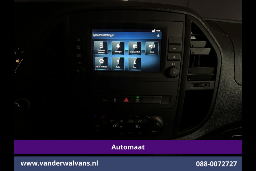 Mercedes-Benz Vito 116 CDI 164pk 9G-Tronic Automaat L3H1 Euro6 Airco | Camera | LED | Apple Carplay | 2500kg Trekhaak Android Auto, Cruisecontrol, Parkeersensoren, Bijrijdersbank