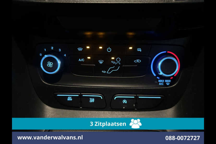 Ford Transit Connect 1.5 EcoBlue L1H1 Euro6 Airco | 3-zits | Verwarmde Voorruit Bluetoothtelefoon voorbereiding, Parkeersensoren, Bijrijdersbank