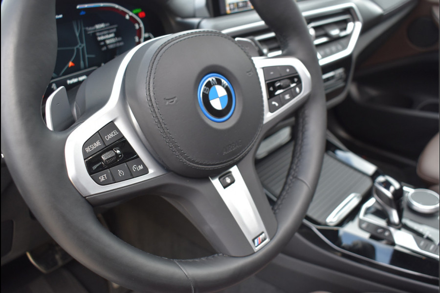 BMW X3 xDrive30e M-Sport Pakket 292 Pk Brooklyn Grau Laser Led Pano Navi Leder HUD Camera 20 Inch