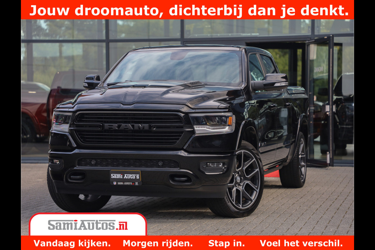 Dodge Ram 1500 LARAMIE | 5.7 V8 | 46.000KM! | PANORAMA | NIGHT EDITION | CRUISE | 200L LPG | HARMAN/KARDON | CAMERA | STOEL VENTILATIE/VERWAMING | CREWCAB | 4X4 | AUTO TREEPLANK | 3500KG | Dodge Ram 1500 LARAMIE | 5.7 V8 | 46.000KM! | PANORAMA | NIGHT EDITION | CRUISE | 200L LPG | HARMAN/KARDON | CAMERA | STOEL VENTILATIE/VERWAMING | CREWCAB | 4X4 | AUTO TREEPLANK | 3500KG |