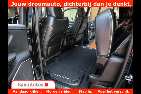 Dodge Ram 1500 LARAMIE | 5.7 V8 | 46.000KM! | PANORAMA | NIGHT EDITION | CRUISE | 200L LPG | HARMAN/KARDON | CAMERA | STOEL VENTILATIE/VERWAMING | CREWCAB | 4X4 | AUTO TREEPLANK | 3500KG |