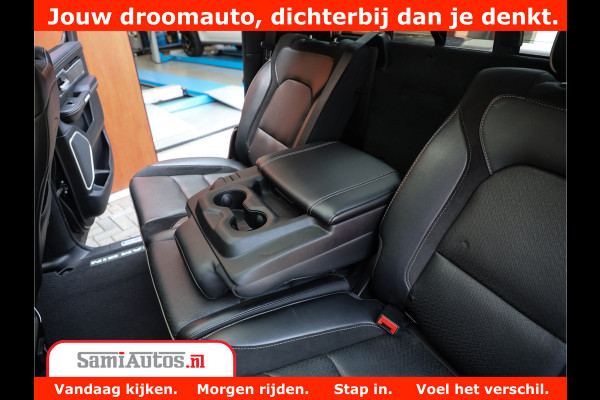Dodge Ram 1500 LARAMIE | 5.7 V8 | 46.000KM! | PANORAMA | NIGHT EDITION | CRUISE | 200L LPG | HARMAN/KARDON | CAMERA | STOEL VENTILATIE/VERWAMING | CREWCAB | 4X4 | AUTO TREEPLANK | 3500KG |