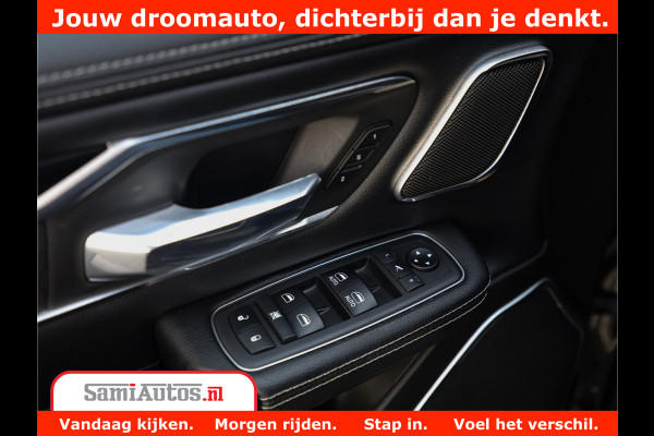 Dodge Ram 1500 LARAMIE | 5.7 V8 | 46.000KM! | PANORAMA | NIGHT EDITION | CRUISE | 200L LPG | HARMAN/KARDON | CAMERA | STOEL VENTILATIE/VERWAMING | CREWCAB | 4X4 | AUTO TREEPLANK | 3500KG |