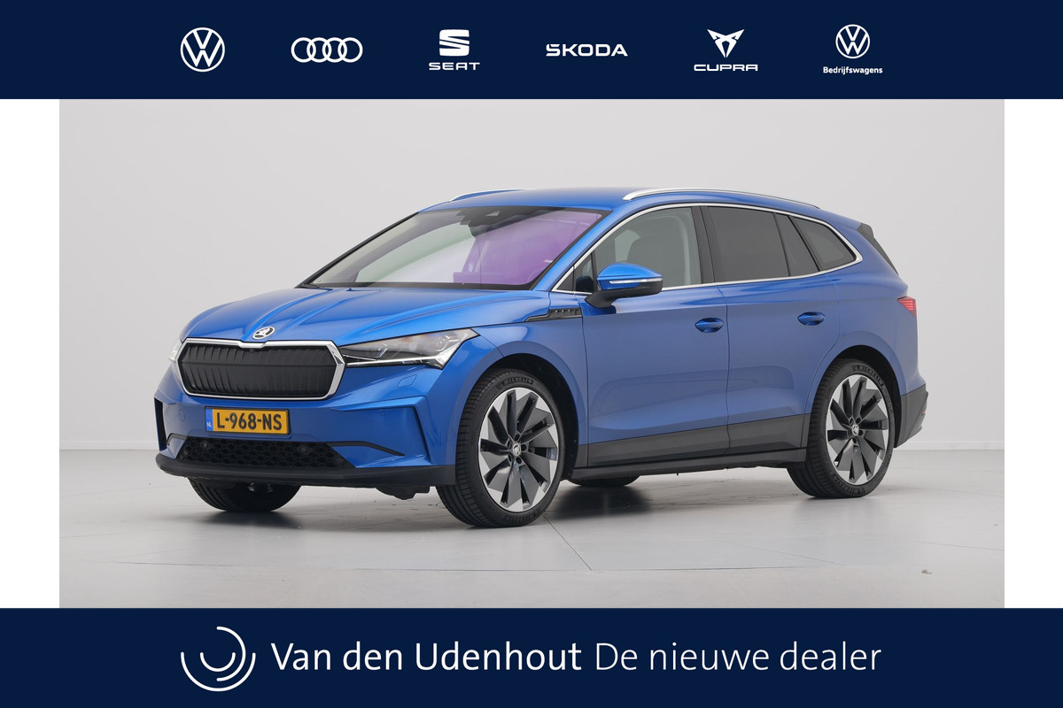 Škoda ENYAQ iV 80 First Edition Leder Matrix Led Trekhaak Camera
