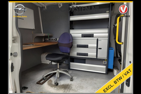 Volkswagen Crafter 30 2.0TDI L3H2 Airco Camera Navi Ingebouwd kantoor Bluetooth EURO6 Betonplex vloer Wandbekleding Schuifdeur Buro 2.500kg trekvermogen keurige bus!