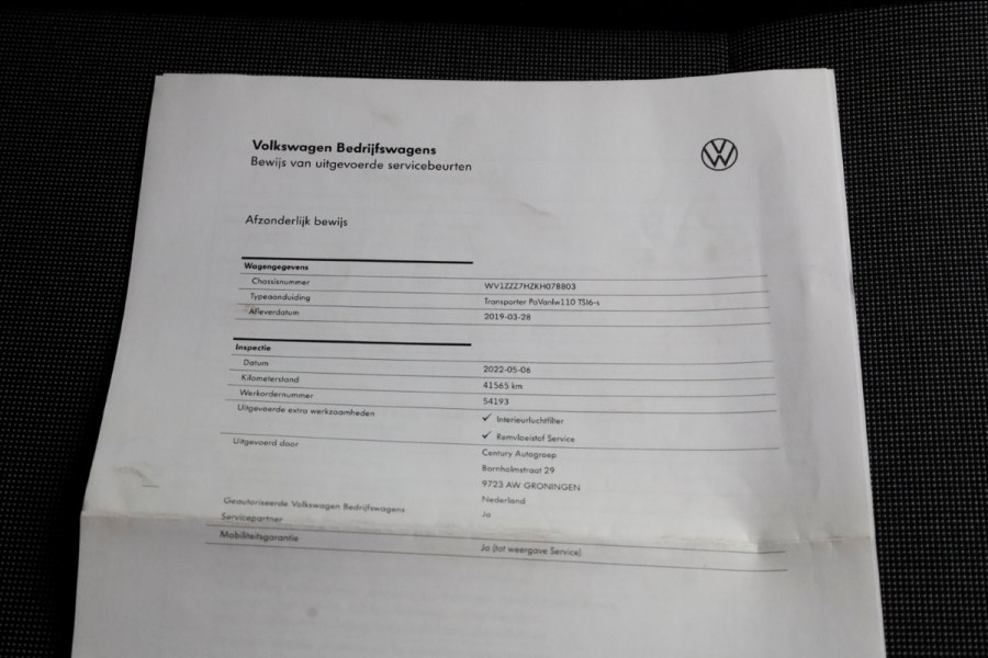 Volkswagen Transporter 2.0 TSI 150pk Benzine L2H3 Trendline Airco/Camera/Camper? BPM-VRIJ 03-2019 Volkswagen Transporter 2.0 TSI 150pk Benzine L2H3 Trendline Airco/Camera/Camper? BPM-VRIJ 03-2019