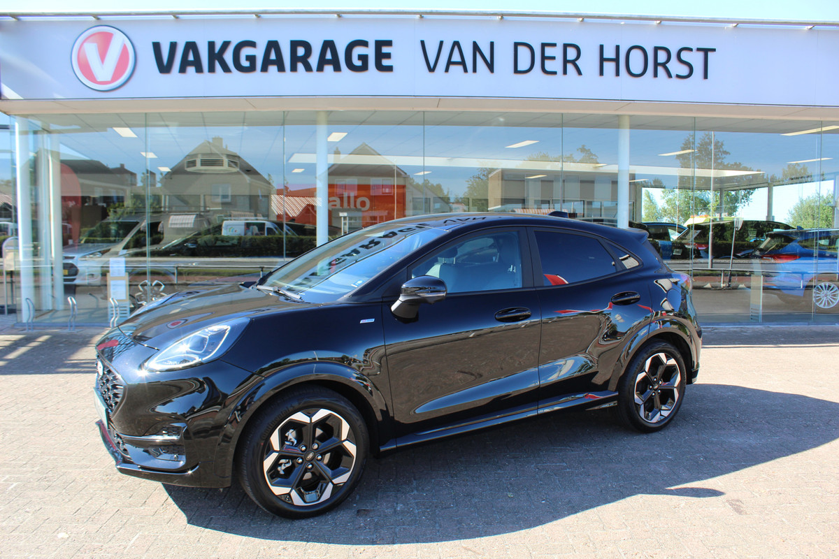 Ford Puma 1.0 125 pk EcoBoost Hybrid ST-Line X Nieuw Model Navigatie , Bluetooth , Fab. Gar. t/m 2029 Winter Pack, Driver Assistance Pack, Camera rondom , Ford Puma 1.0 125 pk EcoBoost Hybrid ST-Line X Nieuw Model Navigatie , Bluetooth , Fab. Gar. t/m 2029 Winter Pack, Driver Assistance Pack, Camera rondom ,
