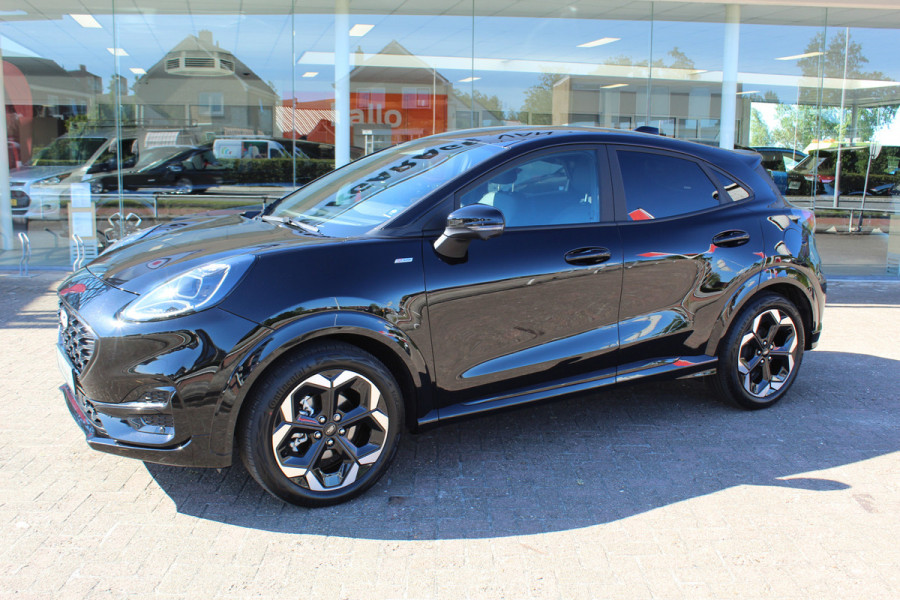 Ford Puma 1.0 125 pk EcoBoost Hybrid ST-Line X Nieuw Model Navigatie , Bluetooth , Fab. Gar. t/m 2029 Winter Pack, Driver Assistance Pack, Camera rondom ,