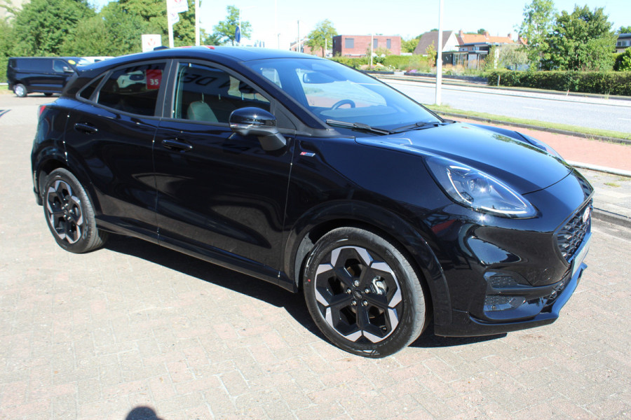 Ford Puma 1.0 125 pk EcoBoost Hybrid ST-Line X Nieuw Model Navigatie , Bluetooth , Fab. Gar. t/m 2029 Winter Pack, Driver Assistance Pack, Camera rondom ,
