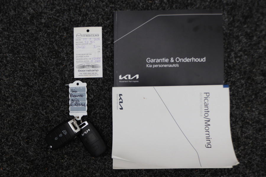 Kia Picanto 1.0 DPi DynamicLine Airco, Cruise, Camera, Apple Carplay, DAB, Elektrische Pakket, 14''