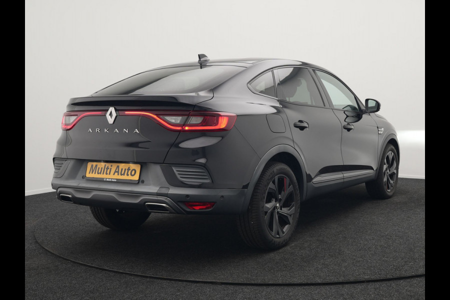 Renault Arkana 1.6 E-Tech R.S. Line Hybrid 158pk Dealer O.H | Adaptive Cruise | Camera | Alcantara Sportstoelen Verwarmd | Keyless | Blis | Draadloos Laden | Sportstuur Verwarmd | Navigatie | DAB |